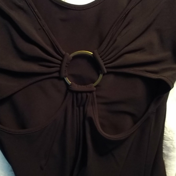 ๐  HP ๐  NWOT Moda Int by VS Cutout Ringback Top - Picture 3 of 5